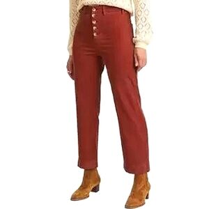 Marine Layer Rust Wide Leg Pants